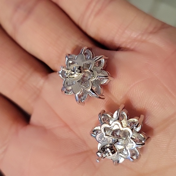 Huge 10ct authentic moissanite earing positive grantees on diamond tester - Picture 6 of 11